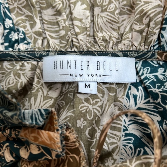 NWOT! HUNTER BELL Merritt prairie patchwork ruffled dress. - Picture 11 of 15